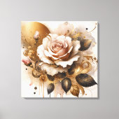 Toile Rose Gold et Cashmere (Recto)