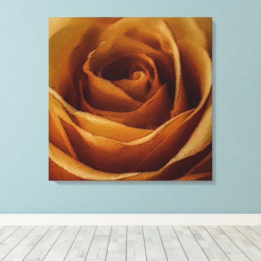 Toile Rose Jaune Artistique moderne (Insitu (Plancher de Bois))