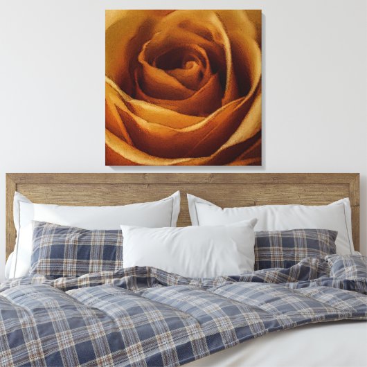 Toile Rose Jaune Artistique moderne (Insitu(Chambre))