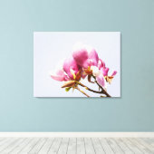 Toile rose Magnolia Fleurs Imprimer (Insitu (Plancher de Bois))