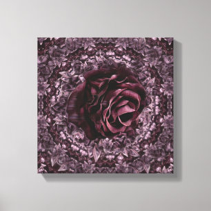 Toile Rose Mandala