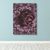 Toile Rose Mandala (Insitu (Plancher de Bois))