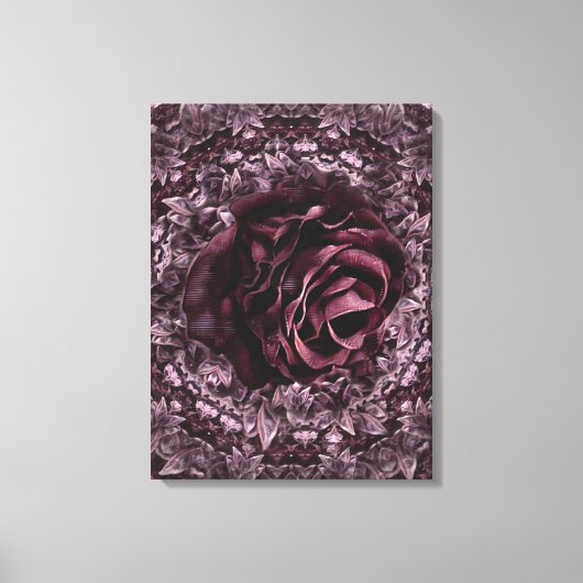 Toile Rose Mandala (Recto)