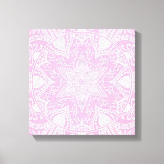 Toile Rose Mandala (Recto)