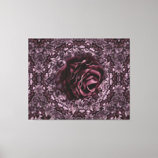 Toile Rose Mandala (Recto)