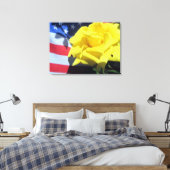Toile rose Patriotique Jaune (Insitu(Chambre))