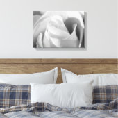 Toile Rose romantique Fleur noir et blanc (Insitu(Chambre))