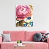 Toile Rose rose en pleine floraison (Insitu(Salon))