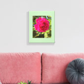 Toile Rose rose et une mouche (Insitu(Salon))