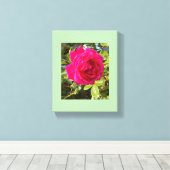 Toile Rose rose et une mouche (Insitu (Plancher de Bois))