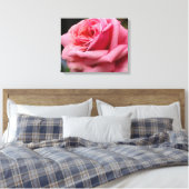 Toile Rose rose I Jolie photo florale (Insitu(Chambre))