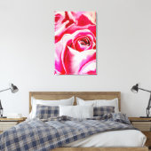 Toile Rose roses romantique aquarelle art (Insitu(Chambre))