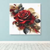 Toile Rose rouge (Insitu (Plancher de Bois))