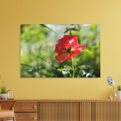 Toile Rose rouge (Insitu(Salon))
