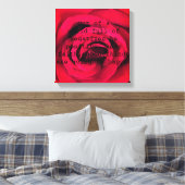 Toile Rose rouge (Insitu(Chambre))