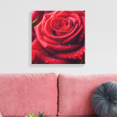 Toile rose rouge- (Insitu(Salon))