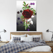Toile Rose rouge (Insitu(Chambre))