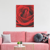 Toile Rose rouge florissante (Insitu(Salon))