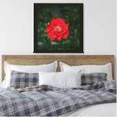 Toile Rose rouge P6568 (Insitu(Chambre))