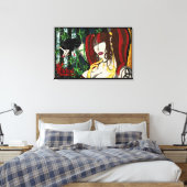 Toile Rose Sara (Insitu(Chambre))