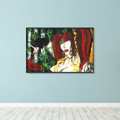 Toile Rose Sara (Insitu (Plancher de Bois))