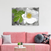 Toile Rose sauvage de plage blanche (Insitu(Salon))