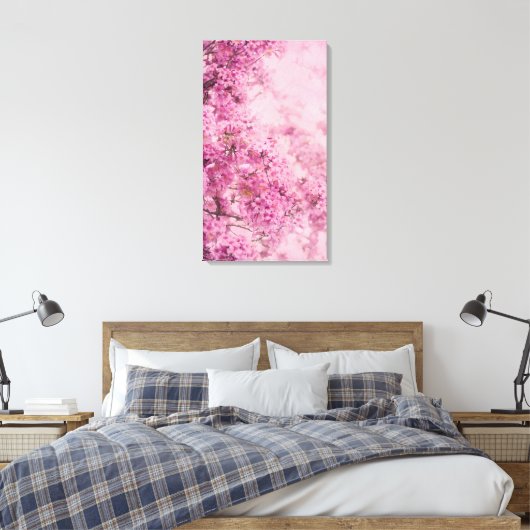 Toile Rose sur rose (Insitu(Chambre))