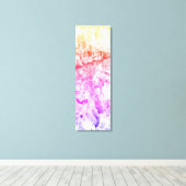 Toile Rose violet orange jaune blanc moderne Abstrait (Insitu (Plancher de Bois))