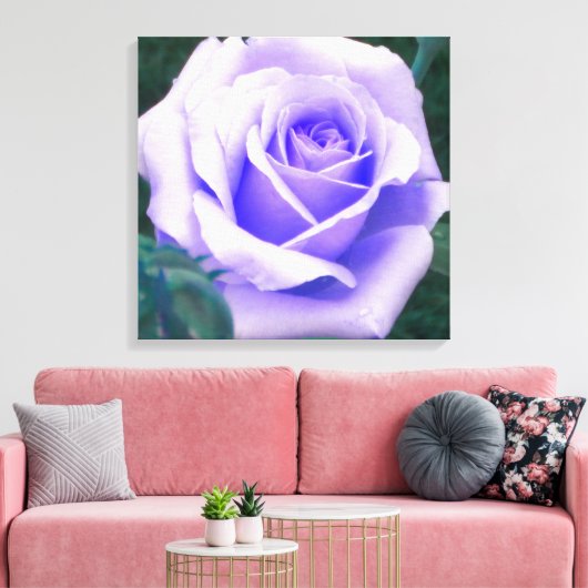 Toile Rose violet pâle enrobée Imprimer (Insitu(Salon))