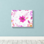 Toile Rose violette (Insitu (Plancher de Bois))