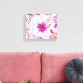 Toile Rose violette (Insitu(Salon))