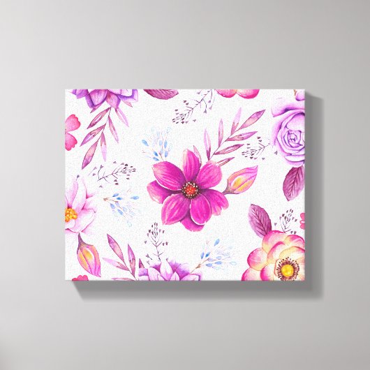 Toile Rose violette (Recto)