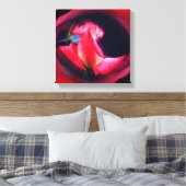 Toile Rosebud rose Abstrait Floral (Insitu(Chambre))