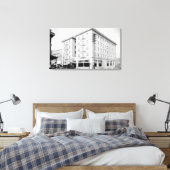 Toile Roseburg, OR Vue sur la ville et Umpqua Hotel (Insitu(Chambre))