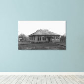 Toile Roseburg, OU Vue de l'école publique West Side (Insitu (Plancher de Bois))