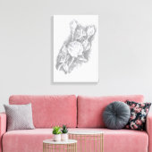 Toile Roses (Insitu(Salon))