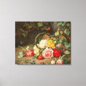 Toile Roses dans un panier – Josef Neugebauer (Recto)