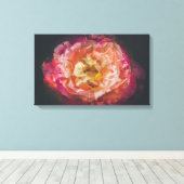 Toile Roses dans une double image (Insitu (Plancher de Bois))