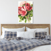 Toile Roses d'antiquités vintages (Insitu(Chambre))