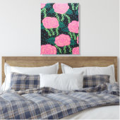 Toile Roses de choux roses (Insitu(Chambre))
