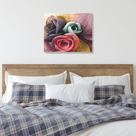 Toile Roses de la Raffie (Insitu(Chambre))