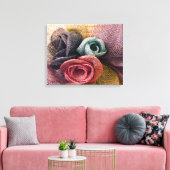 Toile Roses de la Raffie (Insitu(Salon))