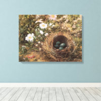 Roses de nids d'oiseaux et de chiens par John Will