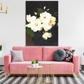 Toile Roses de Noël, peinture d'art (Insitu(Salon))