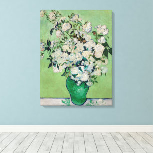 Toile Roses de Still Life dans un vase par Vincent van G