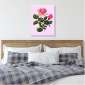 Toile Roses de thé rose (Insitu(Chambre))
