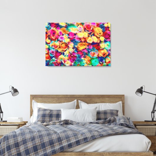 Toile Roses éblouissants (Insitu(Chambre))