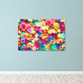 Toile Roses éblouissants (Insitu (Plancher de Bois))