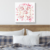 Toile Roses éclaboussés de sang (Insitu(Chambre))