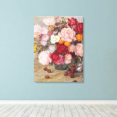 Toile Roses et marguerites (Insitu (Plancher de Bois))